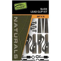 Clip Plomb Fox Edges Camo Slik Lead Clip + Pegs (par 10)
