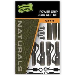 Kit Montage Fox Edges Naturals Power Grip Lead Clip (par 5)