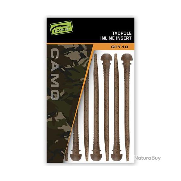 T�tine Fox Edges Camo Tadpole Inline Insert (par 10)