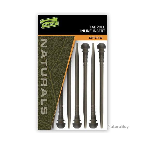 T�tine Fox Edges Naturals Tadpole Inline Insert (par 10)