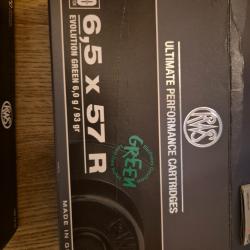 30 Douilles rws 6,5 x 57 R