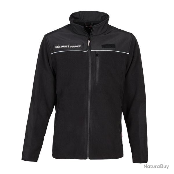 Blouson Polaire Securite Privee 4XL NOIR