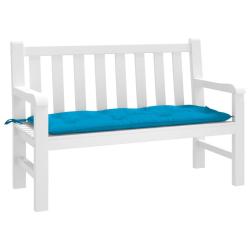 Coussin de banc de bleu clair 120x50x7 cm tissu oxford
