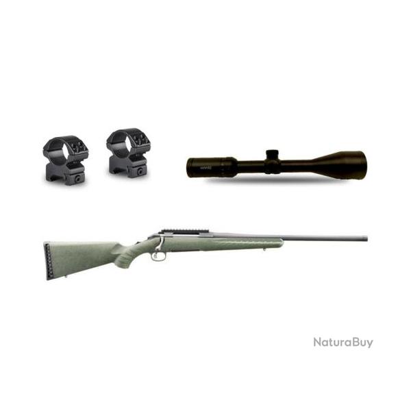 Pack affut approche RUGER GLENFIELD + LUNETTE HAWKE 30-06 Sprg