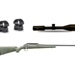 Pack affut approche RUGER GLENFIELD + LUNETTE HAWKE Montage m&eacute;dium
