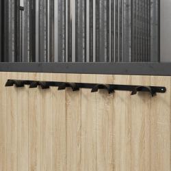 Porte-bride pour 5 brides noir fer