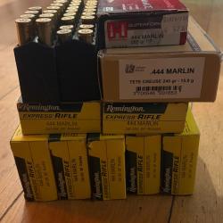 TOULOUSE (31) - Lot de munitions - 444 Marlin (10 boites)
