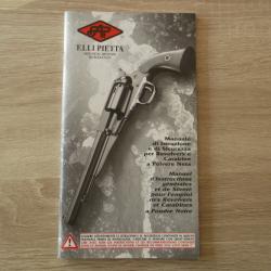 Manuel  d instructions pour revolver Pietta