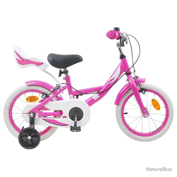 V�lo pour Enfants 16 Pouces pour 4-6 ans Rose