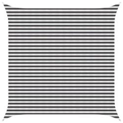 Voile d'ombre Anthracite et blanc 4 x 4 m HDPE