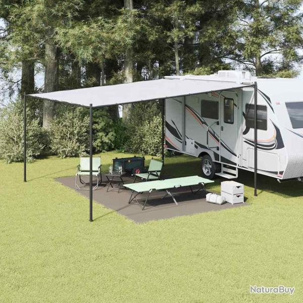 Tapis de tente Gris clair 500 � 300 cm Poly�thyl�ne