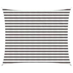 Voile d'ombre 2,5 x 3 m HDPE Rectangulaire Gris clair et blanc