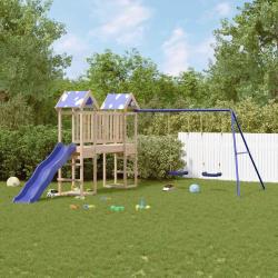Aire de jeux d'ext&eacute;rieur bois de pin massif