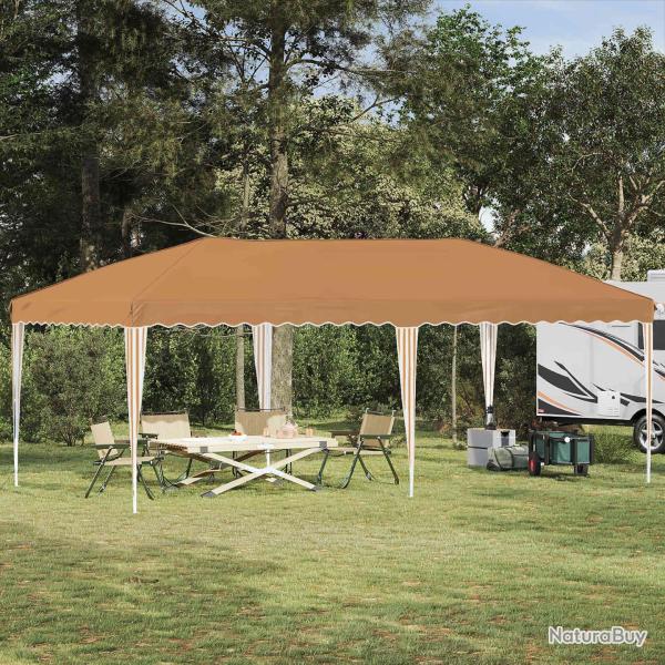 Tente de f�te pop-up 575 x 290 x 245 cm Beige