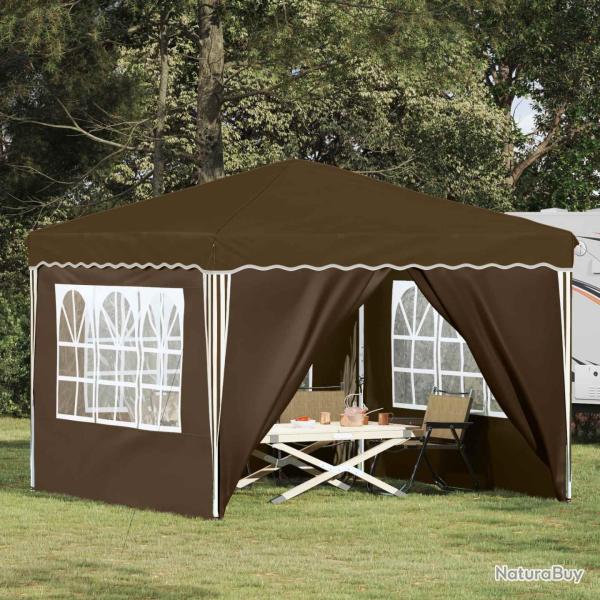 Tente de f�te pop-up 288 x 288 x 245 cm Taupe Tissu Oxford