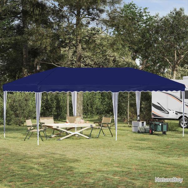 Tente de f�te pop-up 575 x 290 x 245 cm Bleu