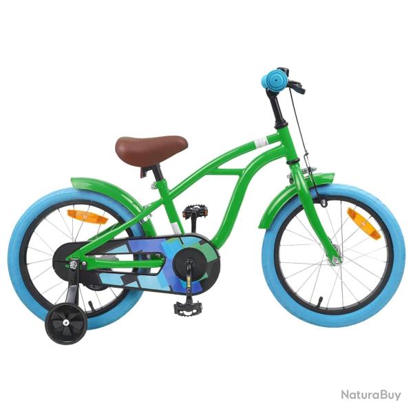 V�lo pour Enfants 16 Pouces pour 4-6 ans Vert
