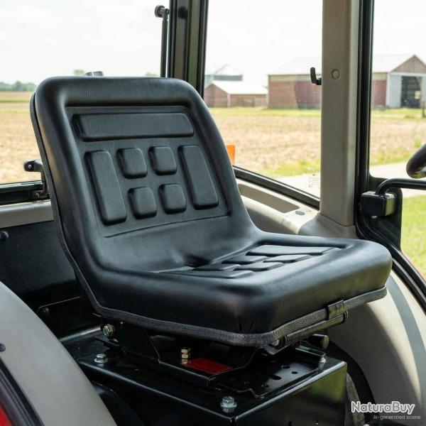 Si�ge de tracteur avec suspension Noir 39,5 x 52 x 43 cm