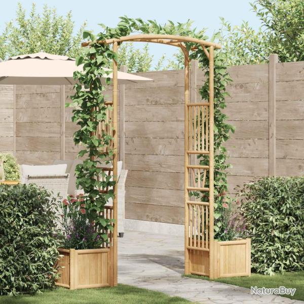 Arche de jardin Naturel 177 x 40 x 205 cm Bambou