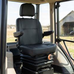 Si&egrave;ge de tracteur avec suspension Noir 56 x 57 x 87 cm