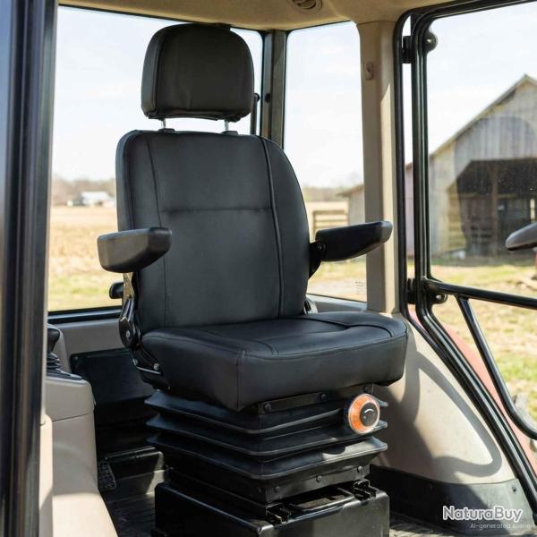 Si�ge de tracteur avec suspension Noir 56 x 57 x 87 cm