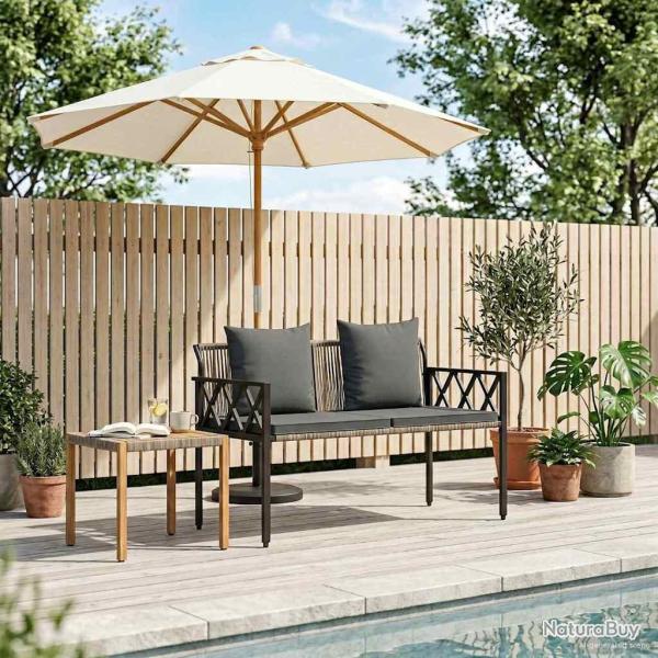 Bancs d'ext�rieur 2 -Seater 116 x 56 x 75 cm polyrotin