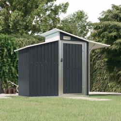 Abri de jardin Anthracite 270x130x208,5 cm Acier galvanis&eacute;