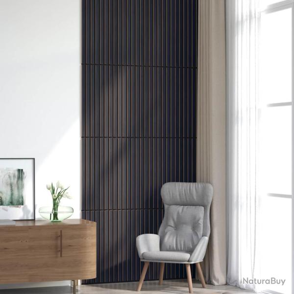Panneaux muraux 8 pcs Anthracite 60,5 x 60 cm