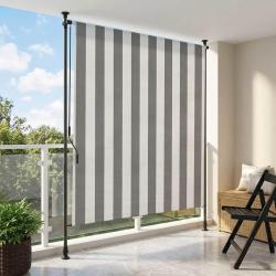 Store Roulant Ext&eacute;rieur Anthracite et blanc 200 x 270 cm