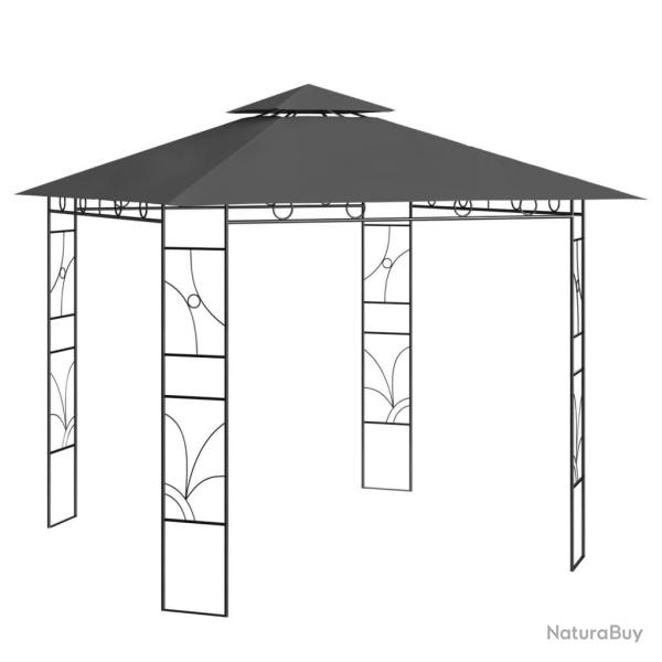 Belv�d�re 3x3x2,7 m Anthracite 160 g/m�