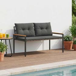 Banc ext&eacute;rieur 2 -Seater 116 x 67,5 x 72 cm polyrotin