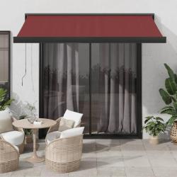 Auvent manuel r&eacute;tractable bordeaux 350x250 cm