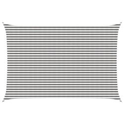 Voile d'ombre Gris clair et blanc 4 x 5 m HDPE