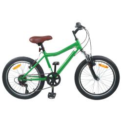 V&eacute;lo pour Enfants 24 Pouces 6-Speed pour les 8-12 ans Vert