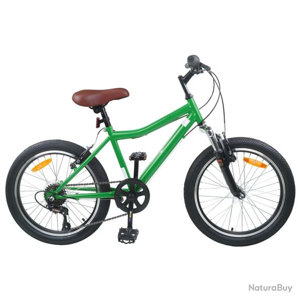 V�lo pour Enfants 24 Pouces 6-Speed pour les 8-12 ans Vert