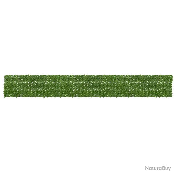 �cran de balcon avec feuilles Vert et jaune 600 x 75 cm