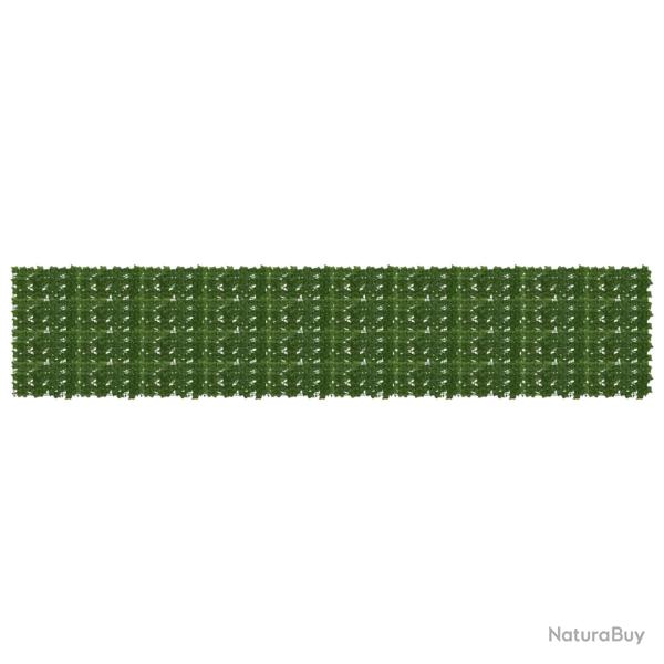 �cran de balcon avec feuilles Vert 500 x 100 cm