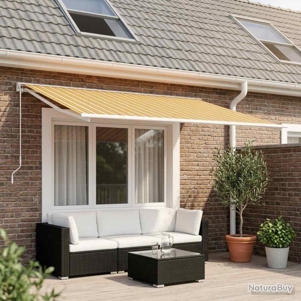 Toile de rechange pour auvent Orange et Noir 400 � 300 cm