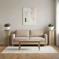 Support de Plante 2 pcs Ch&ecirc;ne Sonoma 30,5 x 30 x 60,5 cm