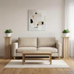 Support de Plante 2 pcs Ch&ecirc;ne Sonoma 30,5 x 30 x 80,5 cm