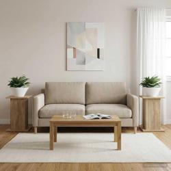 Support de Plante 2 pcs Ch&ecirc;ne Sonoma 30,5 x 30 x 43 cm