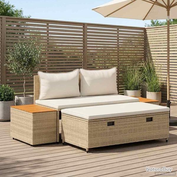 Ensemble de canap�s d'ext�rieur 4 -Seater 4 pcs 55 x 30 x 39 cm