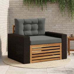 Sofa de milieu ext&eacute;rieur Bois d'Acacia Massif Naturel