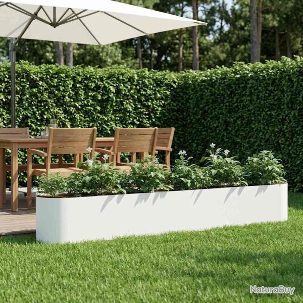 Jardin sur�lev� Blanc 280 x 40 x 40 cm