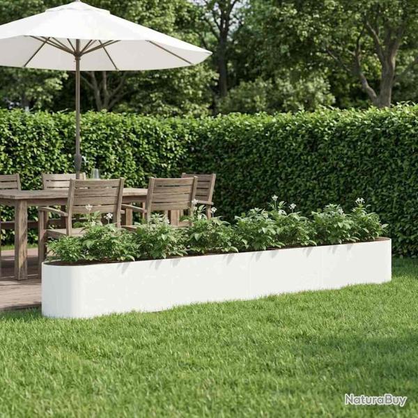 Jardin sur�lev� Blanc 360 x 40 x 40 cm