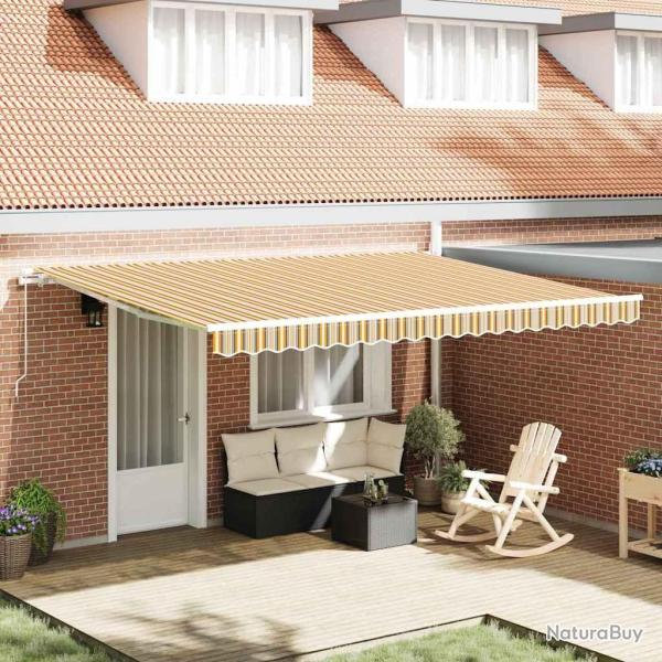 Auvent r�tractable Multicolore 450 x 350 x 165 cm