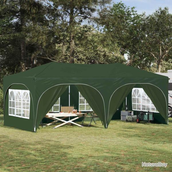Tente de f�te pop-up 575 x 288 x 245 cm Vert Tissu Oxford