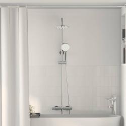 Ensemble de Syst&egrave;me de Douche Thermostatique Chrome