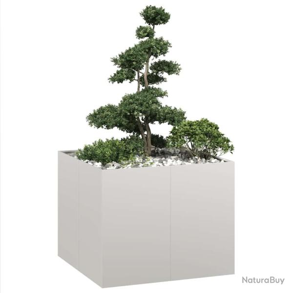 Jardini�re 100x100x80 cm acier inoxydable