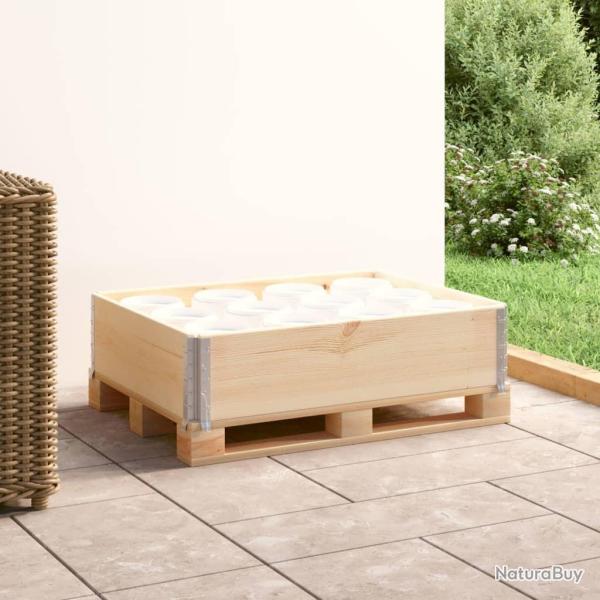 Collier de palette 60x80 cm Bois de pin solide